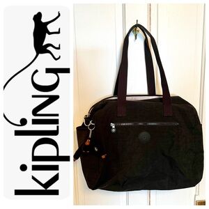 Kipling Black Tote with Keychain